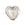 Beads wholesaler Murano bead heart crystal pale rose and silver 10mm (1)