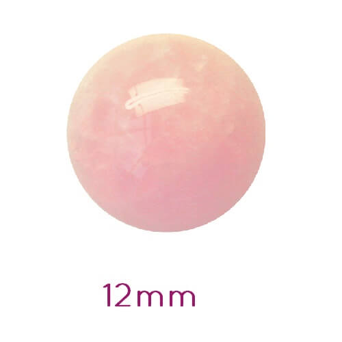 Buy Round cabochon rose quartz 12mm (1)