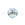 Beads Retail sales Murano bead round pale blue and silver 6mm (1)