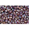 cc177f - Toho beads 11/0 trans-rainbow frosted smoky topaz (10g)