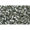 Buy cc29b - toho hexagon beads 2.2mm silver lined grey (10g)