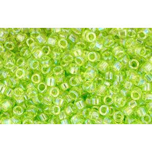 Buy cc164 - Toho Treasure beads 11/0 transparent rainbow lime green (5g)