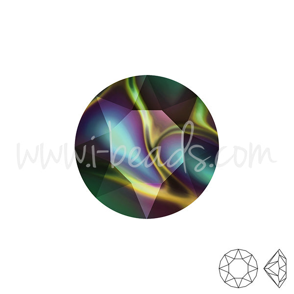 Swarovski 1088 xirius chaton crystal rainbow dark 6mm-SS29 (6)