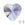 Beads Retail sales swarovski heart pendant crystal vitrail light 18mm (1)