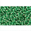 Buy cc27b - Toho beads 11/0 silver-lined grass green (10g)