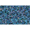 Buy cc188 - Toho beads 15/0 luster crystal/capri blue lined (5g)