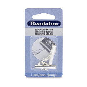 Buy Slide connector set silver 26mm (1)