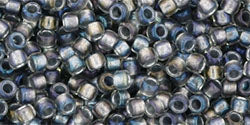 Buy cc266 - toho takumi lh round beads 11/0 inside color gold luster crystal opaque gray (10g)