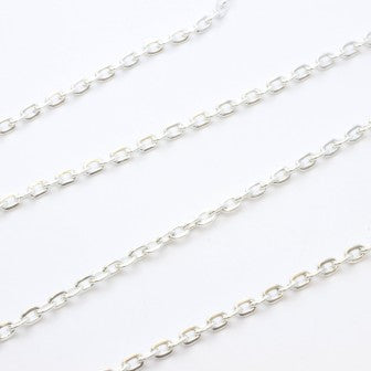 Silver Filled oval ROLO Chain 3x2mm (30cm)