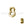 Beads Retail sales Letter bead number 8 gold plated 7x6mm (1)