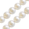 Buy Freshwater pearls potato round shape white 6mm (1)
