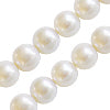 Freshwater pearls potato round shape white 6mm (1)