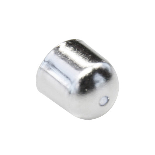 Buy Cord end brass silver finish 8mm (2)
