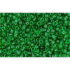 cc7b - Toho beads 15/0 transparent grass green (5g)