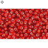 cc25cf - Toho beads 11/0 silver lined frosted ruby (10g)