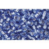 Buy cc33 - Toho beads 8/0 silver lined light sapphire (10g)