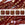 Beads Retail sales 2 holes CzechMates tile bead gold marbled ruby 6mm (50)