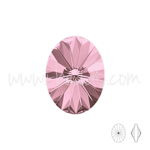 Buy Swarovski 4122 oval rivoli crystal antique pink 8x6mm (1)