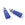 Beads Retail sales Suede tassel BLUE 36mm and silver color cap (1)