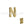 Beads wholesaler Letter bead N gold plated 7x6mm (1)