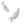 Beads Retail sales Charm, pendant feather platine rhodium high quality 21x5mm (1)