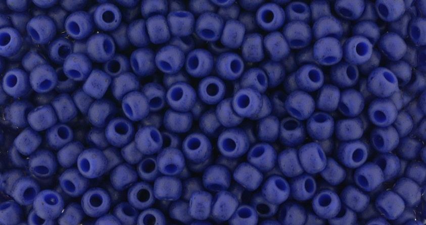 cc2607F - Toho beads 11/0 semi glazed Navy Blue (10g)