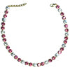 Necklace setting for 38 Swarovski 1088 SS39 gold plated (1)