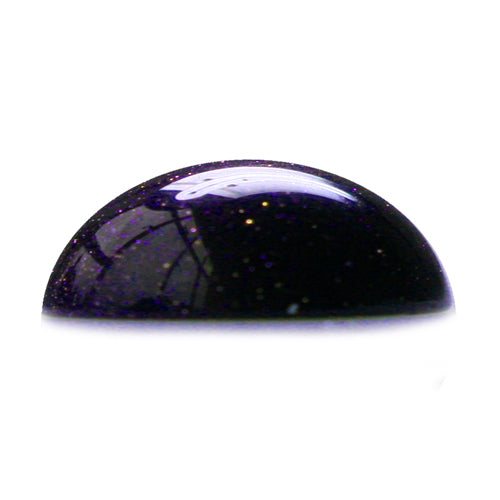 Buy round cabochon blue goldstone 20x7.5mm (1)