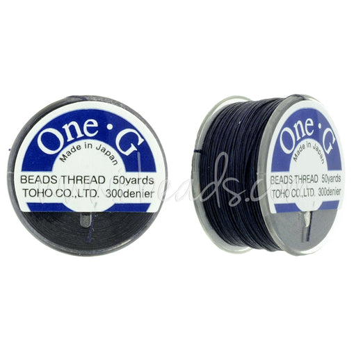 Toho One-G bead thread Navy 50 yards/45m (1)