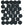 Beads wholesaler Honeycomb beads 6mm jet matte (30)