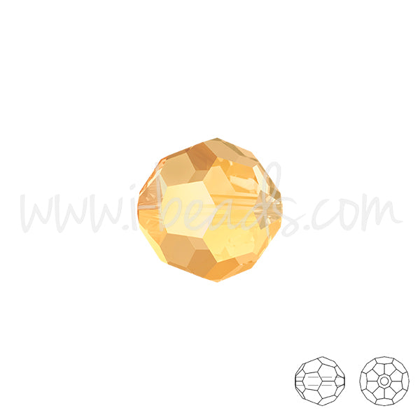 Swarovski 5000 round beads crystal metallic sunshine 6mm (10)
