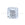 Beads wholesaler Murano bead cube crystal and silver 6mm (1)