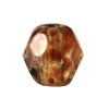 Czech fire-polished beads crystal picasso 4mm (100)