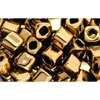 cc221 - Toho cube beads 4mm bronze (10g)