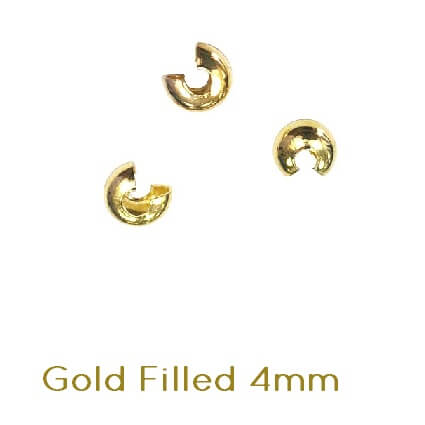 Buy Crimp Cover 4mm Gold filled (4)