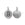 Beads wholesaler Letter charm B antique silver plated 11mm (1)