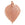 Beads wholesaler Real aspen leaf pendant rose gold 24K 50mm (1)