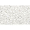 Cc121 - Toho beads 15/0 opaque lustered white (100g)