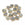 Beads wholesaler Labradorite Pendant charm, with golden Brass , Faceted, Half Round 14mm (1)