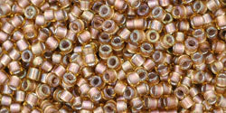 cc278 - Toho Treasure beads 11/0 Gold lined Topaz (5g)