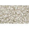 cc21 - Toho beads 11/0 silver lined crystal (10g)