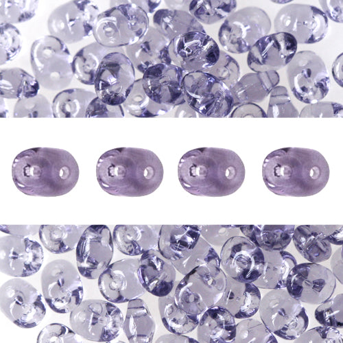 Super Duo beads 2.5x5mm Light Tanzanite (10g)