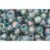 cc176 - Toho beads 6/0 transparent rainbow black diamond (10g)