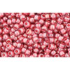 cc291 - Toho beads 11/0 transparent lustered rose/mauve lined (10g)