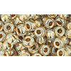 cc989 - Toho beads 6/0 gold lined crystal (10g)