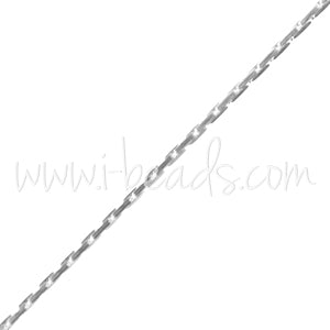 Beading chain 0.65mm silver filled (50cm)