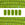 Beads wholesaler 2 holes CzechMates bricks Opaque Olive 3x6mm (50)