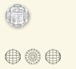 Buy 5005 Swarovski chessboard bead crystal golden shadow 12mm (1)