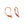 Beads Retail sales Leverback ear wire rose gold filled (2)