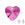 Beads Retail sales 6228 swarovski heart pendant fuchsia 10mm (2)